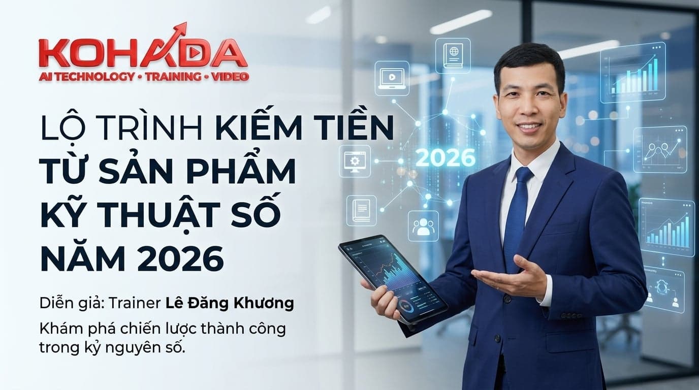 Lộ Trình Kiếm Tiền Từ Sản Phẩm Số 2026 — Trainer Nguyễn Thị Nhung